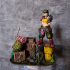 Junkgirl - From Wasteland - 32mm - DnD - print image