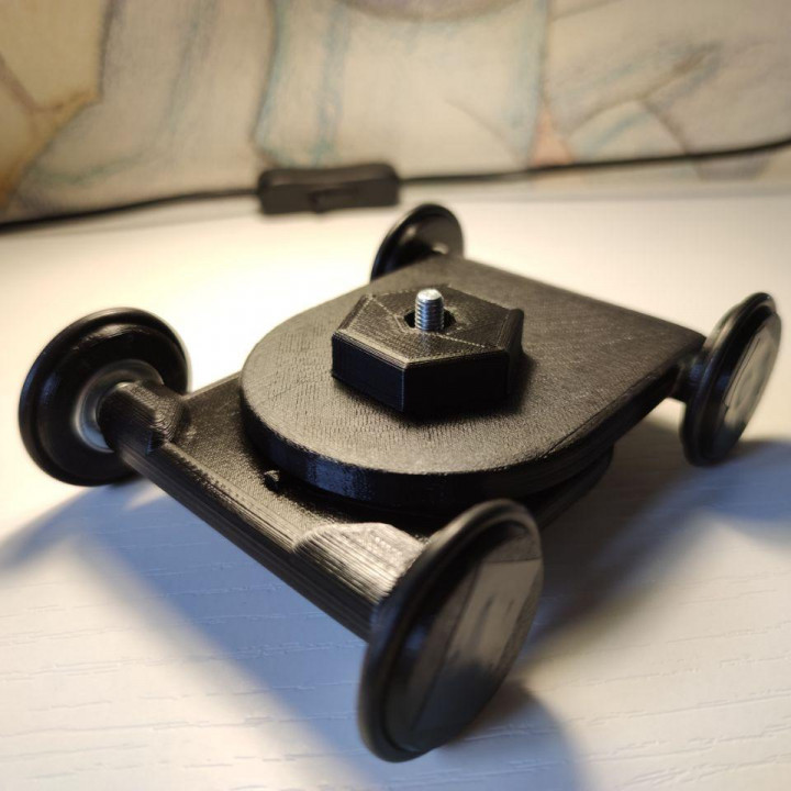 Mini 3d printed camera dolly