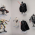Lego Star Wars Figure Wall Mount Remix Double Platform image