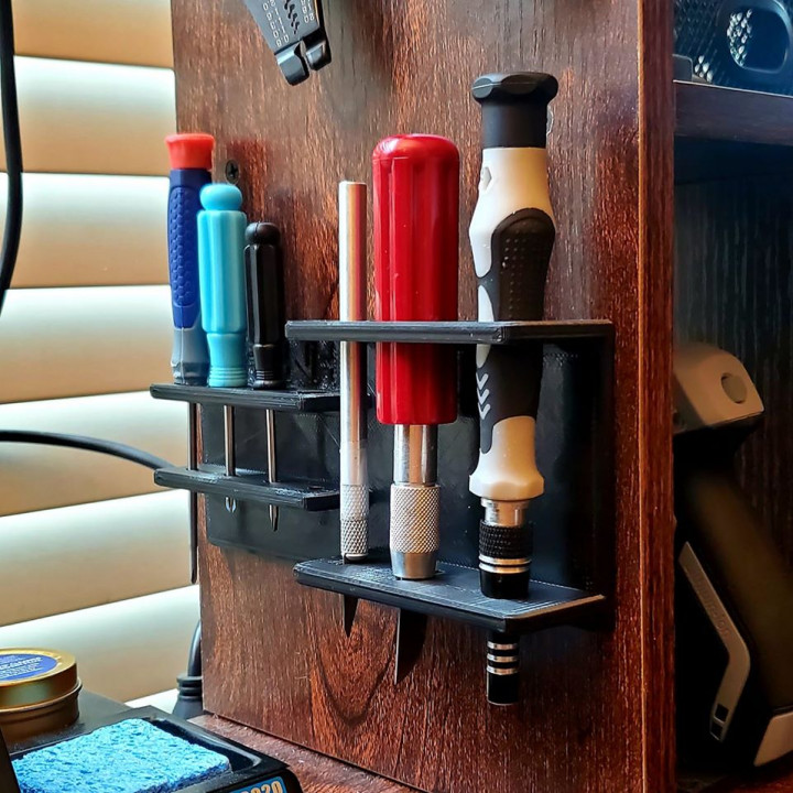 X-Acto Knife and Small Screw Driver Rack