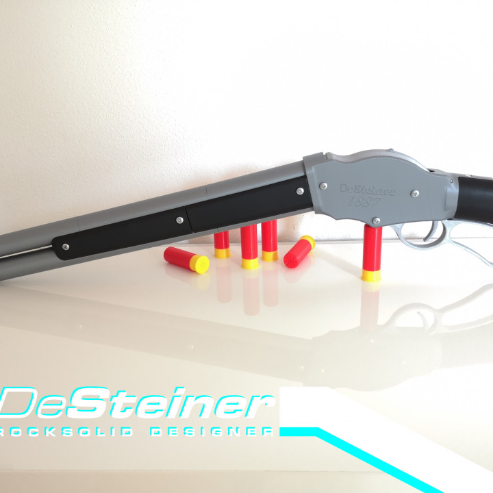 DeSteiner Model 1887 - mechanically working Winchester Prop Gun