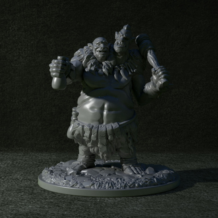 STL file Two-headed monster 👹・3D printable model to download・Cults