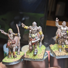 Picture of print of Tribal Centaurs w/ Modular Hands