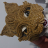 Kitsune inspired half mask print image