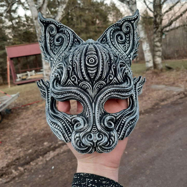 Kitsune inspired half mask