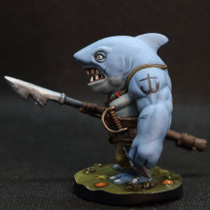 Picture of print of Shark Man