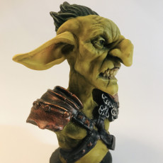 Picture of print of Goblin Bust [Pre-Supported]