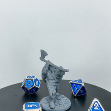 Picture of print of Midgard Viking Shieldman #4 PRESUPPORTED