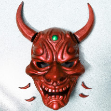 Picture of print of Hannya Mask -Satan Mask - Demon Mask for cosplay 3D print model