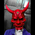 Hannya Mask -Satan Mask - Demon Mask for cosplay 3D print model print image