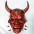 Hannya Mask -Satan Mask - Demon Mask for cosplay 3D print model image
