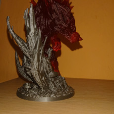 Picture of print of Wraith Wolf Alpha PRESUPPORTED