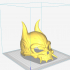 Oni Skull Mask - Hannya Mask-Devil Mask For cosplay 3D print model image