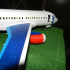 Airliner toy set inspired by Airbus A318 print image