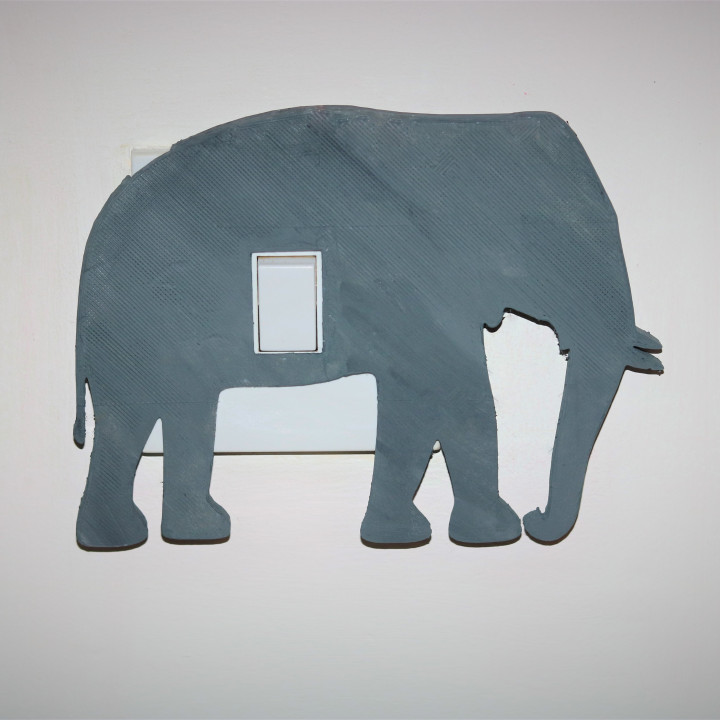 $1.60Elephant lightswitch cover