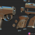Bond Bullpup 9 Gun - 3D print model image