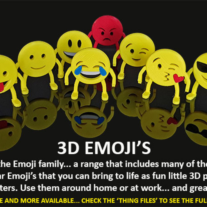 3D Emoji's