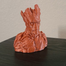 Picture of print of Groot Bust