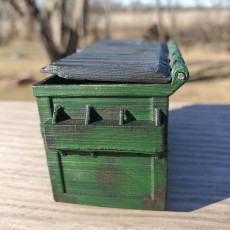 Picture of print of Dumpster for TableTop/Board Games and DIoramas