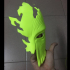 Half Hollow Mask -  3D print model print image