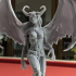 Demon Hunter pre-supported (World of Warcraft, fan art) print image