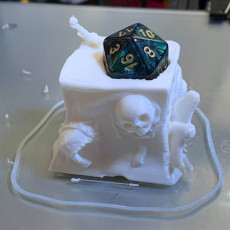 Picture of print of Gelatinous Cube Dice Head This print has been uploaded by Brian