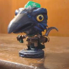 Picture of print of Kenku Rogue Dice Head This print has been uploaded by Emilia Summers
