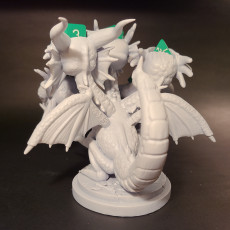 Picture of print of Polychromatic Dragon Dice Holder/ Chibi Head This print has been uploaded by Brad Chambers