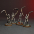 Classic Skeletons w/ Scythes x4 print image