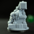 Dwarven King Miniature - pre-supported print image