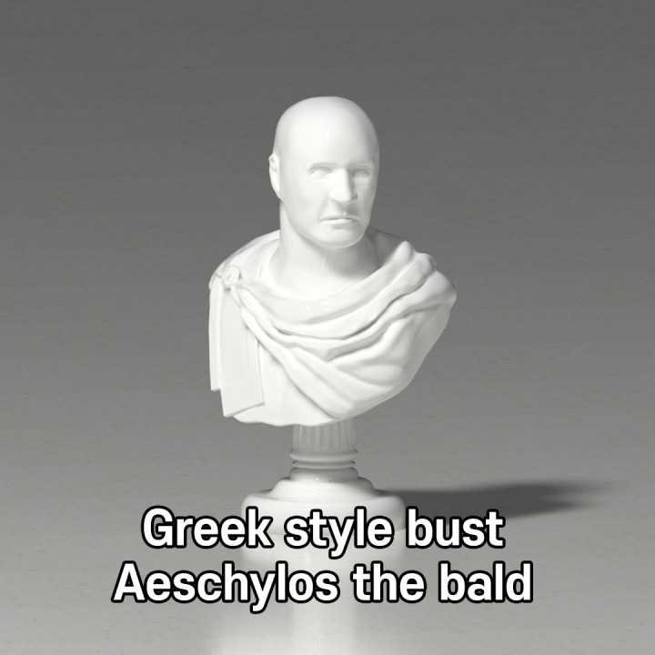 Greek style Bust "Aeschylos"