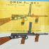 Owen MK1 Machine Gun - scale 1/4 image