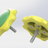 Plastic Hand Knob for M6 Screw and Nut image