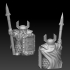 Dwarf guardian with sheld and spear  - supportless model image