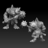 Gnoll warrior with spiked club image