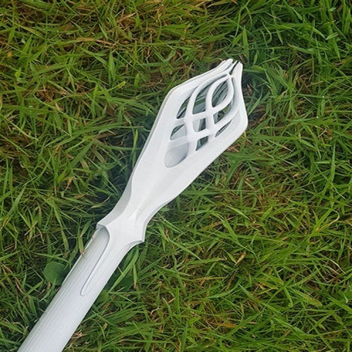 3D Printable gandalf the white staff by David Mcaloon
