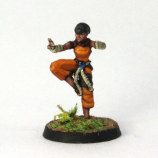 Picture of print of Female battle monk