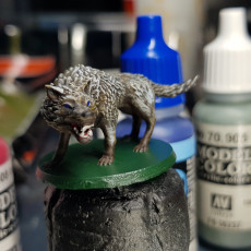 Picture of print of Wolf Miniature (Pre-Supported)