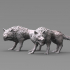 Wolf Miniature (Pre-Supported) image
