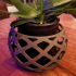 Candle or flower pot meshed bowl image