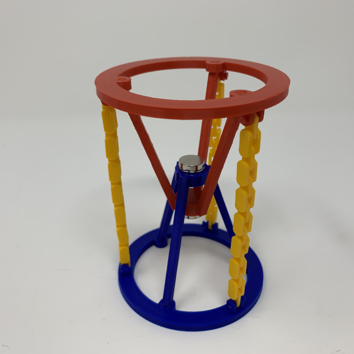 3D Printed Magnetic Tensegrity Model