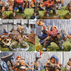 Picture of print of COMPLETE Dwarven Oathbreakers (presupported)