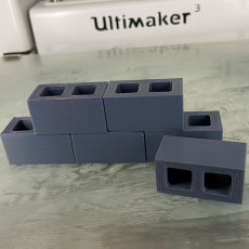 Picture of print of Cinder Block Scale Miniature 12:1!