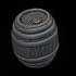 HIGH POLY Wooden Barrel image