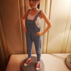 Picture of print of SexyCyborg: NEW body scan in a overalls (2020)