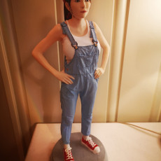 Picture of print of SexyCyborg: NEW body scan in a overalls (2020)