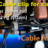 Cable organizer holder/clip for camera (15mm or 19mm rod-camera Rig system) image