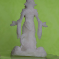 Picture of print of Tiefling Sorceress Type A w/ Modular Hands (Presupported)