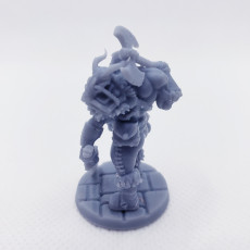 Picture of print of FREE - Orc Barbarian - 32mm scale miniature with supports