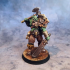 FREE - Orc Barbarian - 32mm scale miniature with supports print image